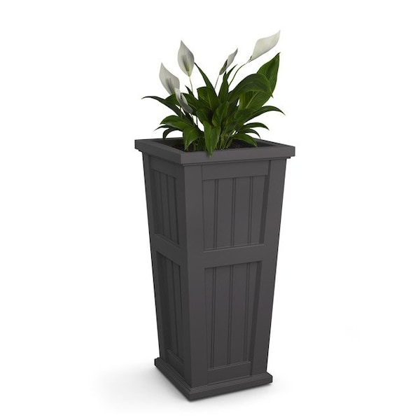 Cape Cod 32 Tall Planter, Graphite Grey